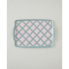 English Home Bright Charm Melamin Kaydırmaz Tepsi 25x38 cm Pembe