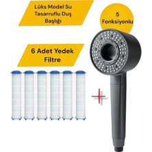 Kireç Önleyici Özellikli Yüksek Basınçlı Su Tararruflu Duş Başlığı