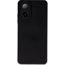 Herşey Trend Herşeytrend Oppo A38 Kılıf Nano Içi Kadife Silikon - Siyah