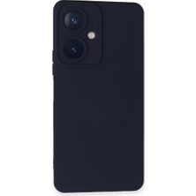 Herşey Trend Herşeytrend Vivo Y27 Kılıf Nano Içi Kadife Silikon - Lacivert