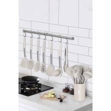 PremiumPort 26 Parça Paslanmaz Çelik ve Silikon Uçlu Mutfak Spatula Seti