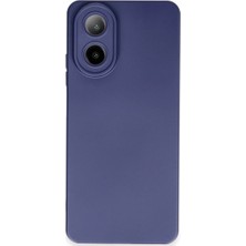 Herşey Trend Herşeytrend Oppo A38 Kılıf Nano Içi Kadife Silikon - Lacivert