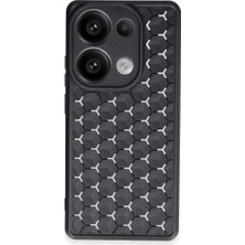 Herşey Trend Herşeytrend Xiaomi Redmi Note 13 Pro 5g Kılıf Petek Silikon Kapak - Siyah