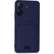 Herşey Trend Herşeytrend Xiaomi Redmi 13C Kılıf Kelvin Kartvizitli Silikon - Lacivert