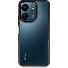 Herşey Trend Herşeytrend Xiaomi Redmi 13C Kılıf Power Silikon - Siyah