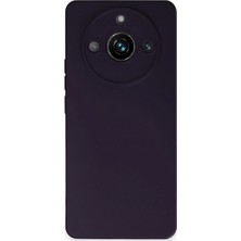 Herşey Trend Herşeytrend Realme 11 Pro Kılıf Nano Içi Kadife Silikon - Mor