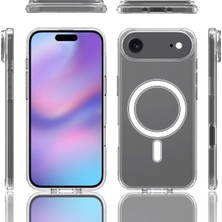 iPhone 17 Air Uyumlu Şeffaf Magsafe Kılıf Mtl Safe