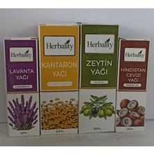 Herbality Bsr-Set (Hindistan Cevizi Yağı-Zeytin Yağı-Kantaron Yağı-Lavanta Yağı)