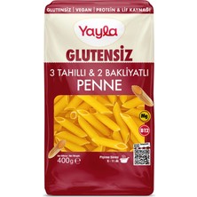 Yayla Glutensiz Vegan 3 Tahıllı&2 Bakliyatlı Penne 400 Mlmakara