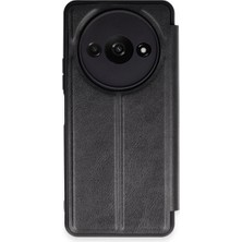 Herşey Trend Herşeytrend Xiaomi Redmi A3 4g Kılıf Flip Cover - Siyah