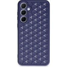 Herşey Trend Herşeytrend Samsung Galaxy A15 4g Kılıf Petek Silikon Kapak - Lacivert