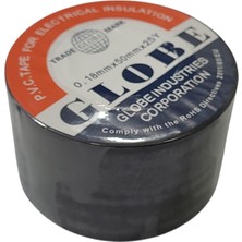 Globe 0.18X50X25 Yrd Geniş Izole Bant Siyah 1 Adet
