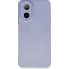 Herşey Trend Herşeytrend Oppo A38 Kılıf Nano Içi Kadife Silikon - Lila