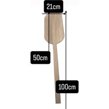 Balkar Ticaret Ekstra Uzun Saplı Fırın Küreği 21X50X100 – Güvenli Tutüş