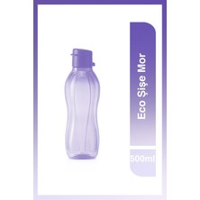 PremiumPort Mor 500 ml Şişe ve Suluk, Kolay Açılır Kapaklı, Pratik ve Şık Tasarım