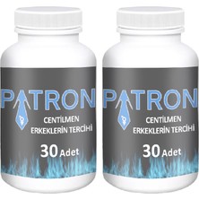 Patron Erkeklerin Performansözeli 2 Adet Tribulusterrestisli Maçalı ve Panaxginsengli 30LU Cinselkapsüller