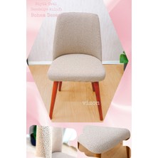 UY STYLE Bohem Büyük Oval Lastikli  Sandalye Kılıf 1 Adet