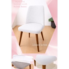 UY STYLE Bohem Büyük Oval Lastikli  Sandalye Kılıf 1 Adet