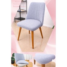 UY STYLE Bohem Büyük Oval Lastikli  Sandalye Kılıf 1 Adet