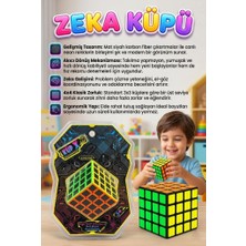 Farbu Oyuncak Eğitici 4X4X4 Zeka Küpü Kübix! Hızlı Akıcı Takılmayan Karbon Fiber Detaylı Renkli Beceri Oyuncağı