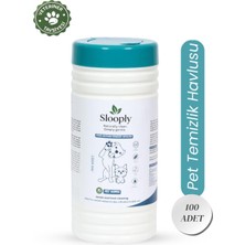Slooply Premium Köpek ve Kediler Için Islak Temizlik Havlusu