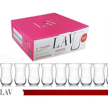 PremiumPort 12'li Klasik Çay Bardağı Seti, Şık ve Dayanıklı Tasarım
