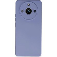 Herşey Trend Herşeytrend Realme 11 Pro Kılıf Nano Içi Kadife Silikon - Lila