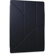 Herşey Trend Herşeytrend Samsung Galaxy Tab A9 Plus Kılıf Kalemlikli Mars Tablet Kılıfı - Lacivert