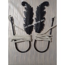 Bambu Perde Home Hayalet Metal Kolbağı Yaprak