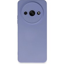 Herşey Trend Herşeytrend Xiaomi Redmi A3 4g Kılıf Nano Içi Kadife Silikon - Lila