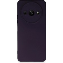 Herşey Trend Herşeytrend Xiaomi Redmi A3 4g Kılıf Nano Içi Kadife Silikon - Mor