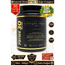 Dr. Sammy's Kolajen 10.000 Mg Tip 1-3 %100 Saf Patentli Hidrolize Sığır Kolajeni, 150MG Hyaluronik Asit, 500 Mg Vitamin C, 200 Mg Glutatyon, 25MG Resveratrol, 100 Mg Elastin, Prime 30 Diyet Takviyesi