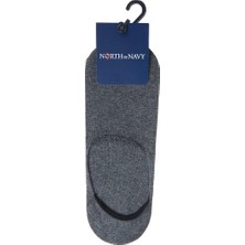 North Of Navy Antrasit Melanj Erkek Babet Çorabı UL002