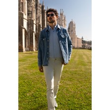 Kiğılı Slim Fit Dar Kesim Likralı Denim Pantolon
