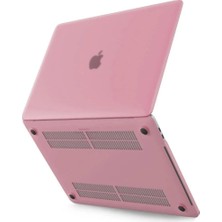 TeknoKapsül Macbook 13 2021 Macbook Buzlu Kapak - Pembe