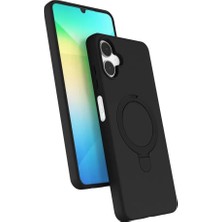 TeknoKapsül Galaxy A06 Magsafe Standlı Kapak - Siyah