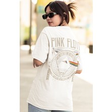 Sevbano Pink Floyd Müzik Grubu Sırt Baskılı Unisex Oversize Tişört