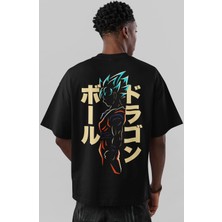 Sevbano Son Goku Dragon Ball Sırt Baskılı Unisex Oversize Tişört