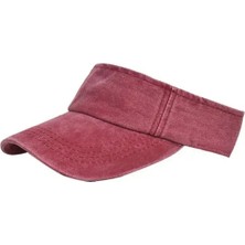 Ekstore Eskitme Vintage %100 Pamuklu Tenisçi Vizör Şapka