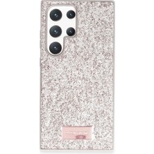 TeknoKapsül Onegif Galaxy S24 Bright Simli Kapak - Gold