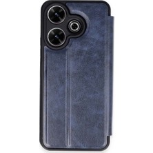 Herşey Trend Herşeytrend Xiaomi Redmi 13 4g Kılıf Flip Cover - Lacivert