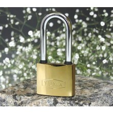 Pileli Store Yuma Sarı Kaplama Döküm Uzun Asma Kilit 38MM