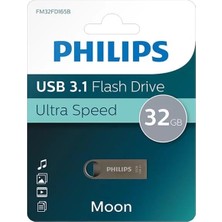 TeknoKapsül Moon Serisi 32GB USB 3.1 Hızlı Metal Flash Bellek (FM32FD165B/00)