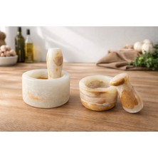 PremiumPort Havan Mermer Tokmak Seti, Dayanıklı ve Şık Tasarım, Profesyonel Kullanım