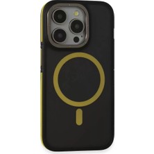 TeknoKapsül Iphone 14 Kılıf Rocky Magsafe Kapak - Siyah-Sarı