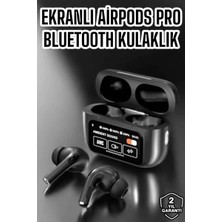 TeknoKapsül Yeni Nesil Bluetooth Kulaklık Ekranlı Yüksek Ses Kaliteli Uzun Şarj Süreli