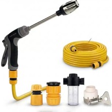 TeknoKapsül PM-29663 Yüksek Basınçlı Uzun Çubuklu Araç Yıkama Sulama Seti