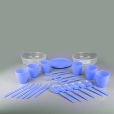 TeknoKapsül Piknik Seti 6 Kişilik Çantalı 32 Parça