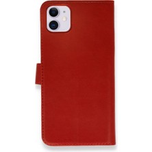 TeknoKapsül Iphone 12 Mini Kılıf S Kapaklı Kılıf - Kırmızı