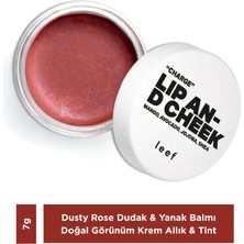 Leef Lip & Cheek Balm Charge | Dusty Rose Dudak & Yanak Balmı | Krem Allık & Tint